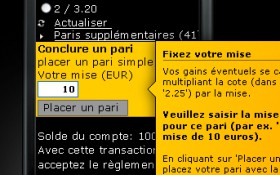 application paris sportifs de Bwin sur Android