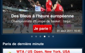 application paris sportifs de France Pari sur iPhone