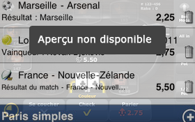 application paris sportifs de France Pari sur Android